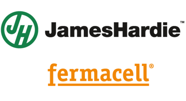 James Hardie + fermacell logo onder elkaar